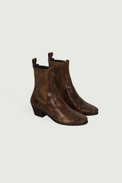 Sandro python sale boots