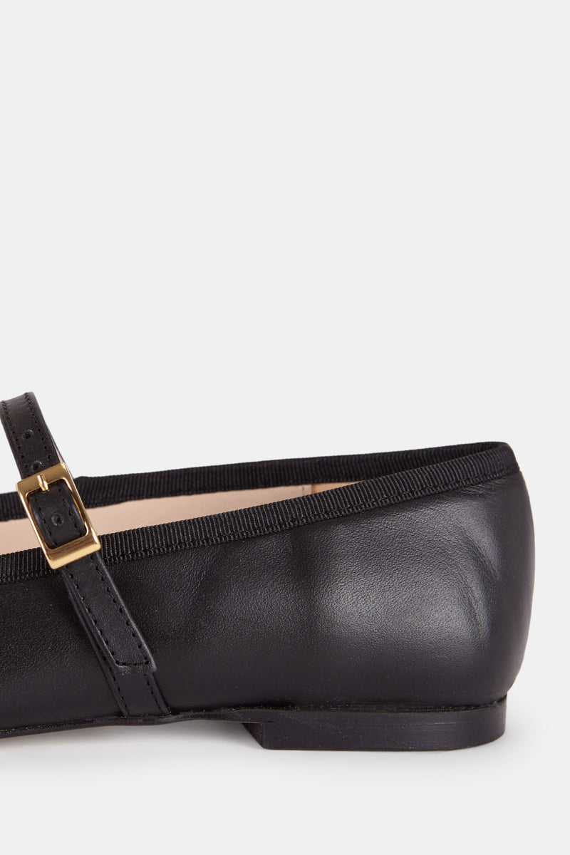 Verda Leather Ballerinas