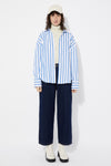 Midi Striped Cotton Shirt