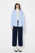 Midi Striped Cotton Shirt