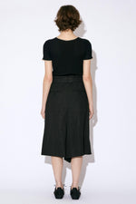 Side C Layered Cotton Pullover