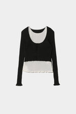 Side C Cotton Knit Cardigan