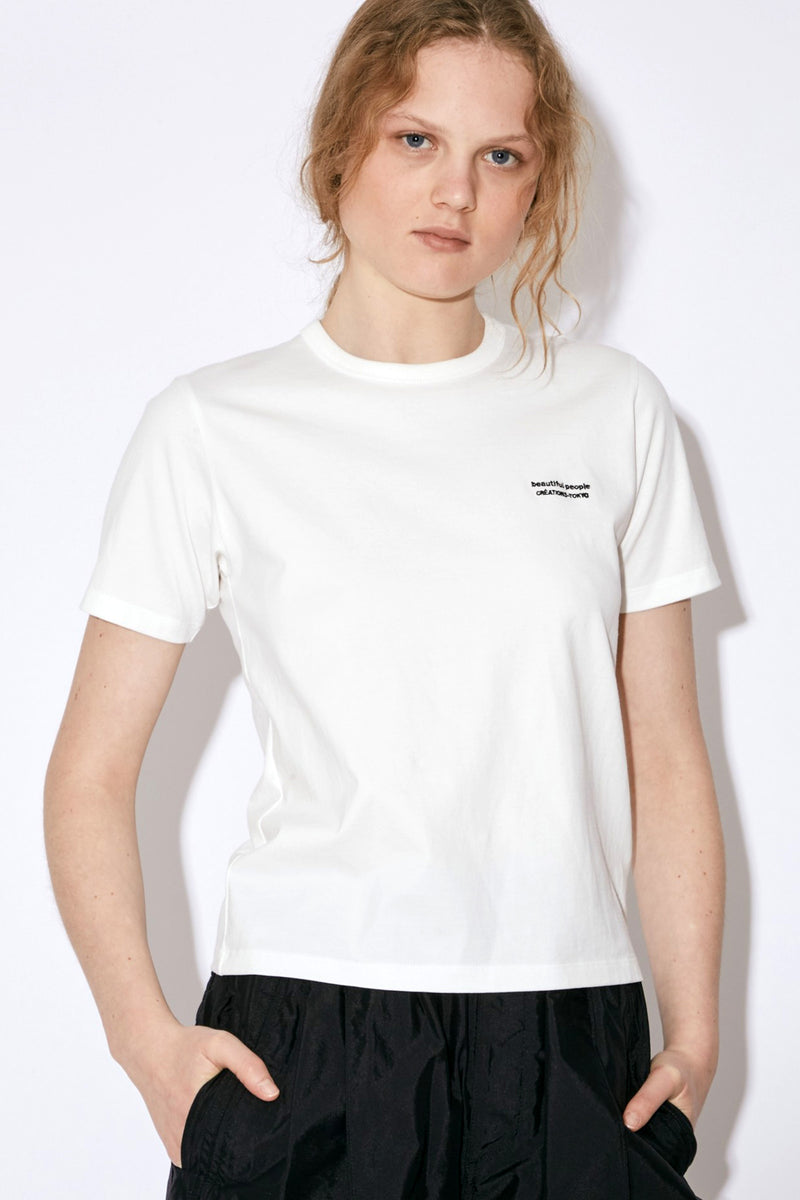 Embroidery Outline Logo T-Shirt