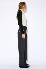 Two-Way Cotton Cardigan