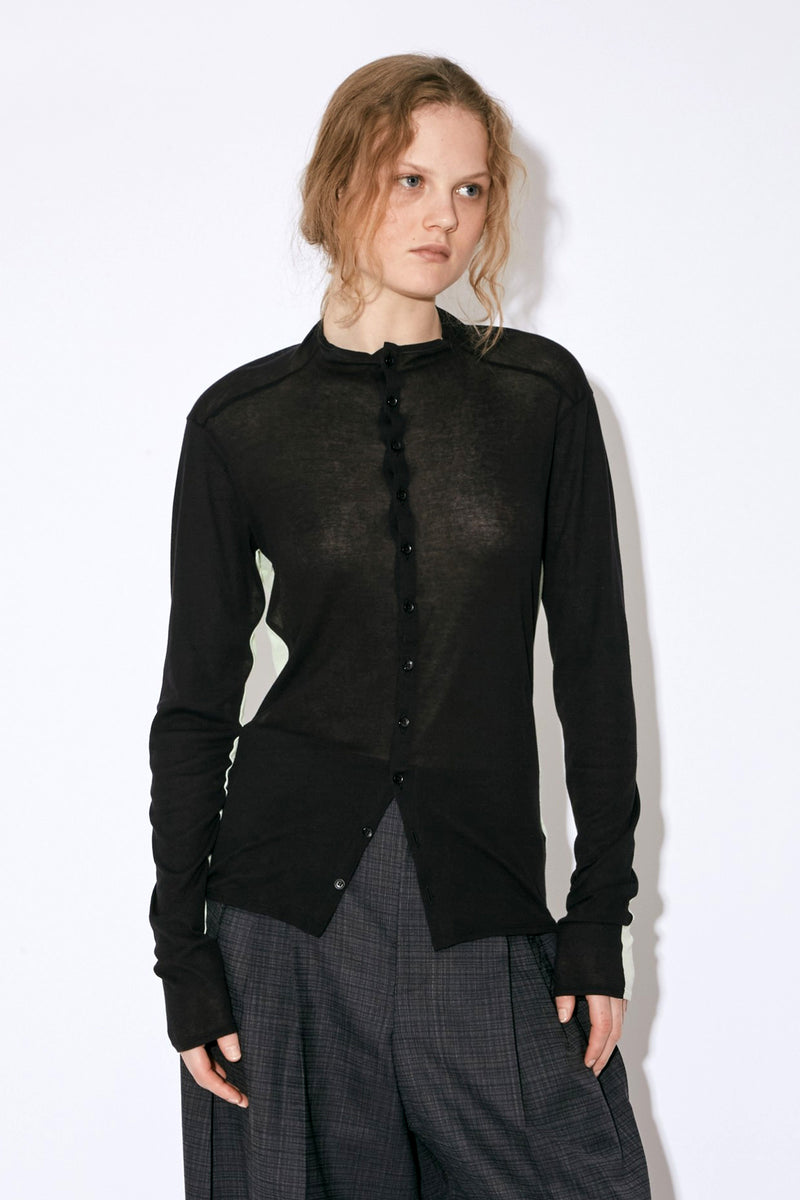 Two-Way Cotton Cardigan