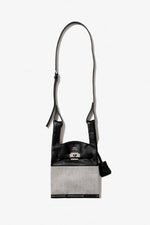 Market Leather & Canvas Shoulder Bag