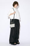 Market Leather & Canvas Shoulder Bag