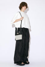 Market Leather & Canvas Shoulder Bag