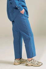 Bonita Striped Cotton Trousers