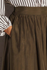Claude Silk Midi Skirt