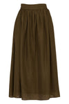 Claude Silk Midi Skirt