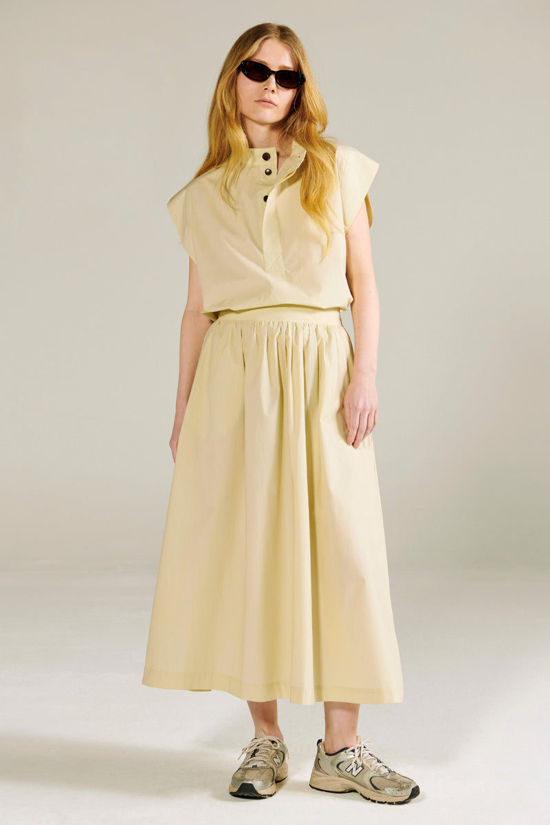 Claude Cotton Poplin Skirt