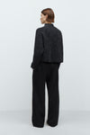 Baby Alpaca-Blended Polo Sweater