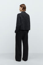 Baby Alpaca-Blended Polo Sweater