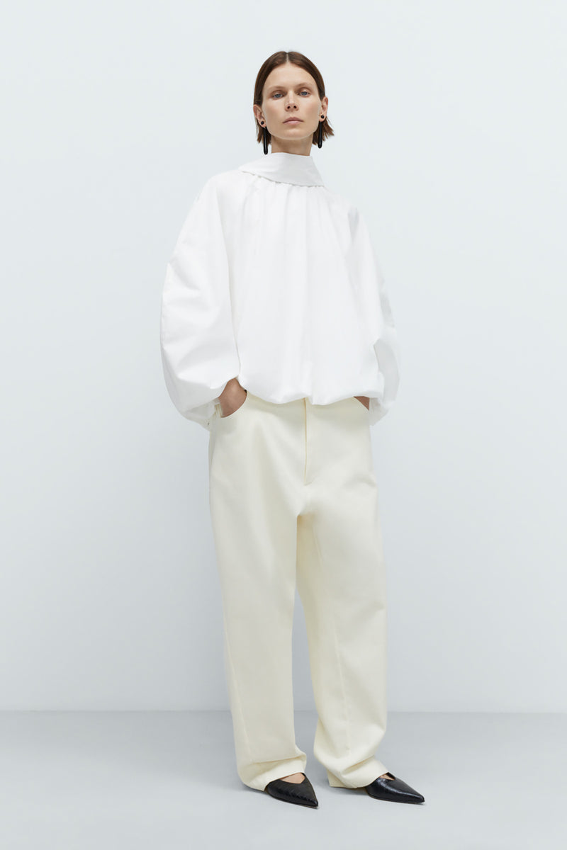 Bow Cotton Shirt