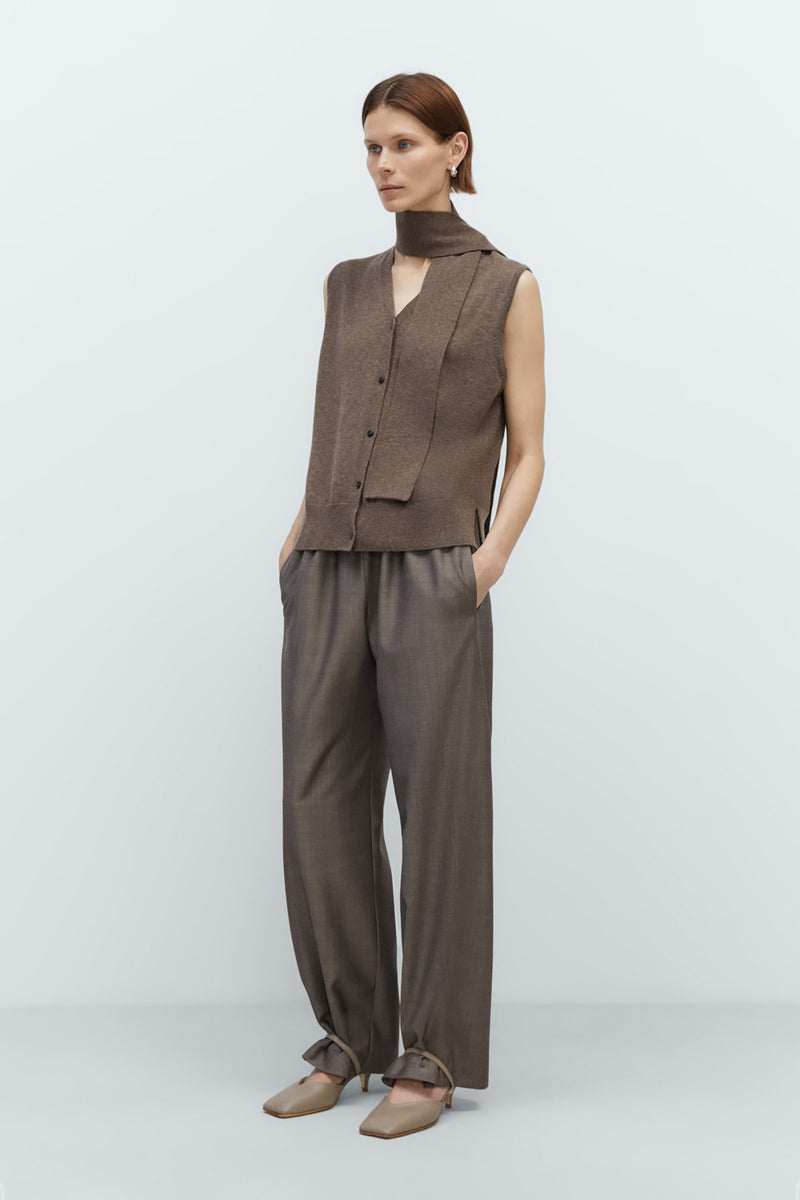 Merino Wool Lace Waistcoat