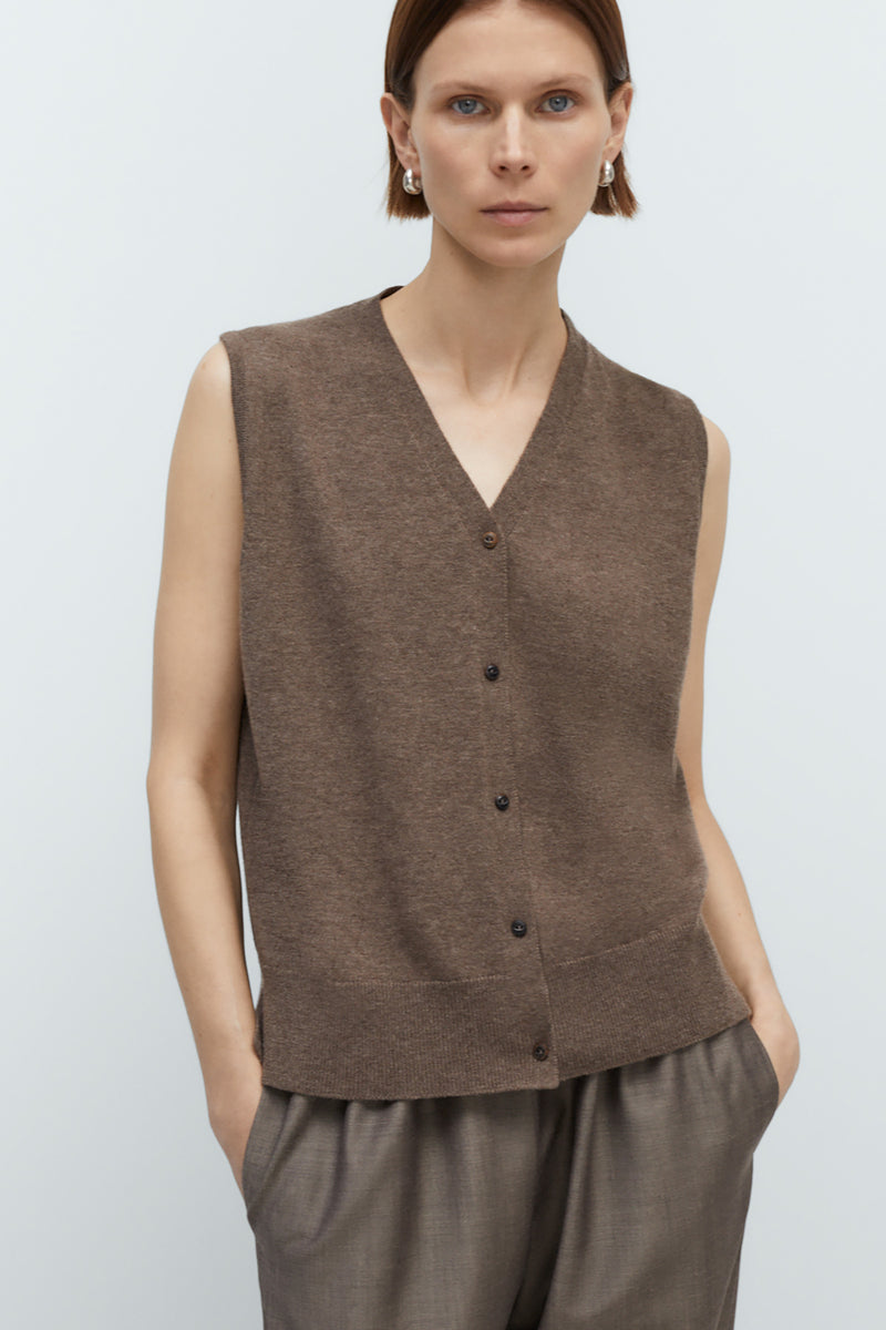 Merino Wool Lace Waistcoat