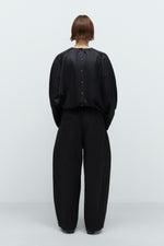 Satin Curved Pants
