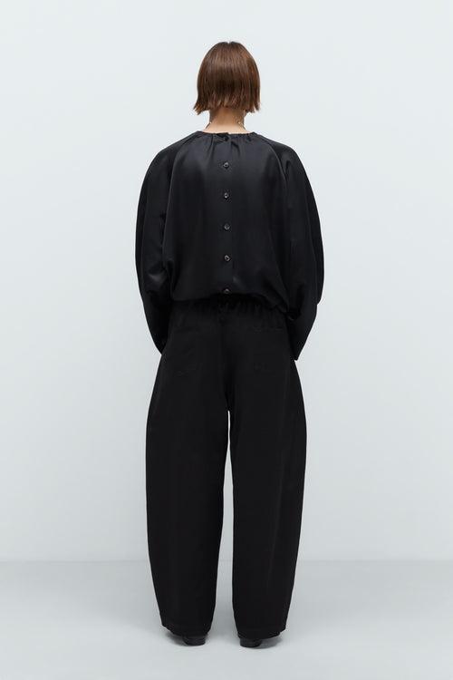 Satin Curved Pants