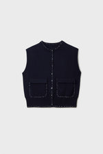 Merino Wool Stitched Waistcoat