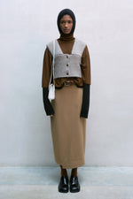 Wool-Blended Tailoring Skirt