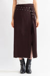 Crepe Wrap Skirt
