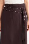 Crepe Wrap Skirt