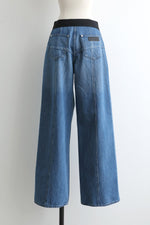 Organic Cotton Denim Wide-Leg Jeans