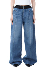 Organic Cotton Denim Wide-Leg Jeans
