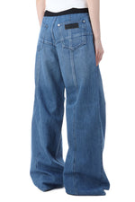 Organic Cotton Denim Wide-Leg Jeans