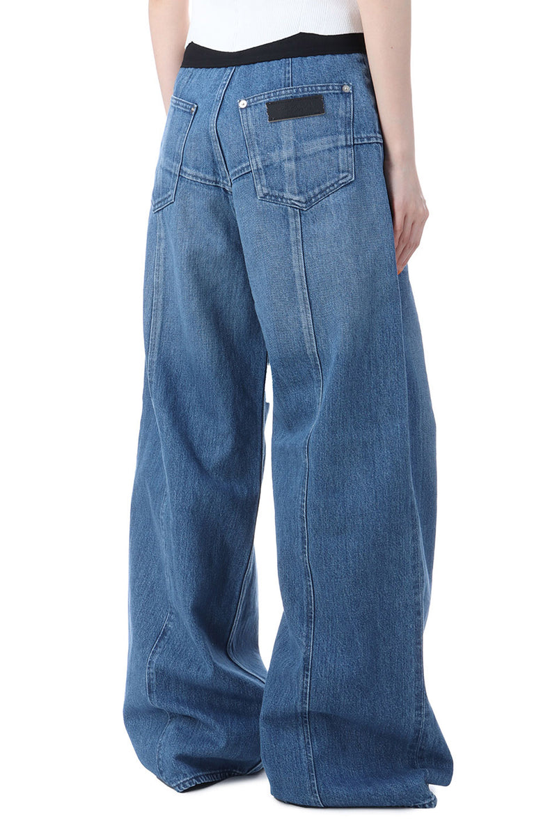 Organic Cotton Denim Wide-Leg Jeans