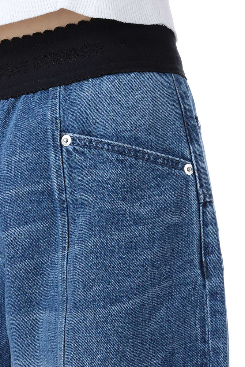 Organic Cotton Denim Wide-Leg Jeans