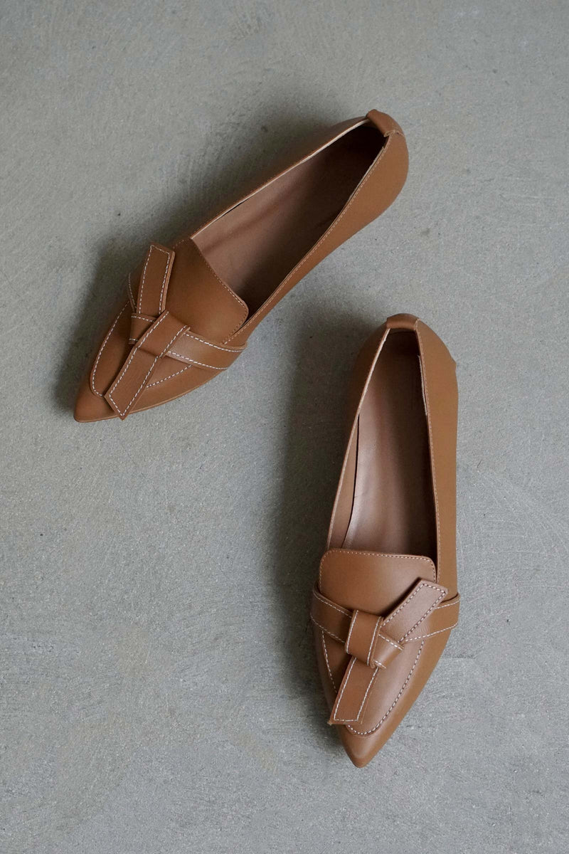 Ally Leather Flats