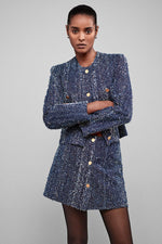 Denim Boucle Jacket