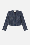 Denim Boucle Jacket