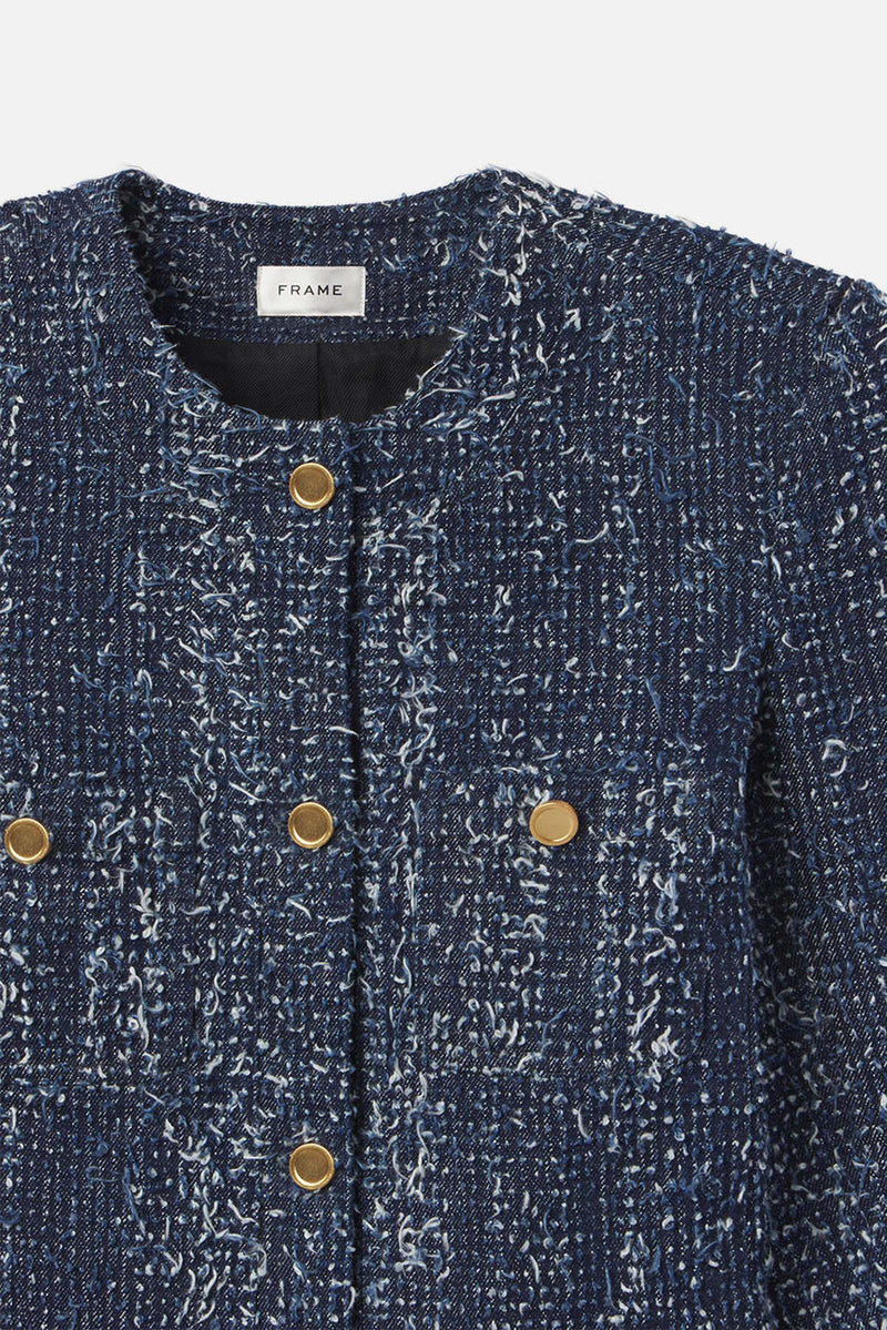 Denim Boucle Jacket