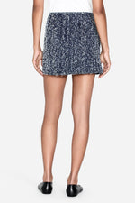 Denim Boucle Mini Skirt