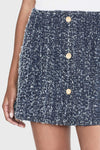 Denim Boucle Mini Skirt