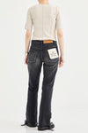 002 Flare Mid Rise Jeans