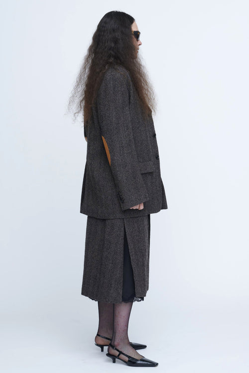 Lace and Satin Skirt