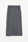 Transform Slit Wool Skirt