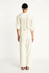 Caragol Pinstripe Cotton Trousers