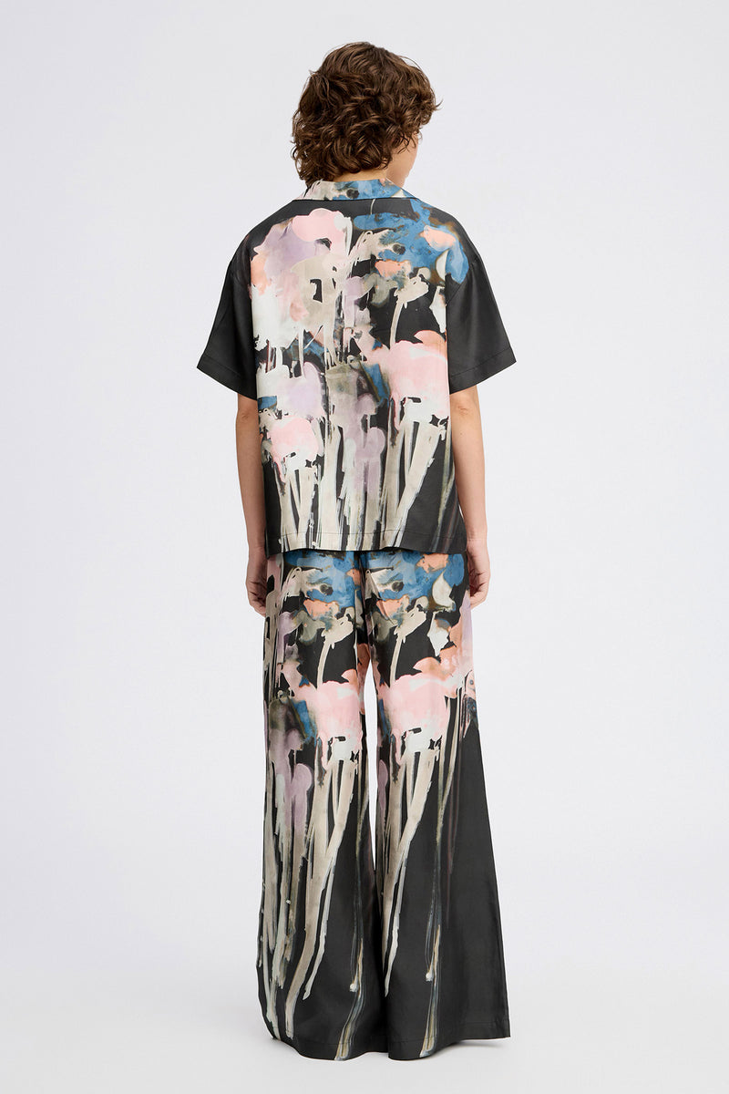 Arum Printed Silk Trousers