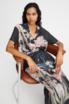 Arum Printed Silk Trousers