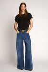 Obbia Organic Cotton Wide-Leg Jeans