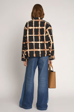 Omaha Check-Print Quilted Jacket