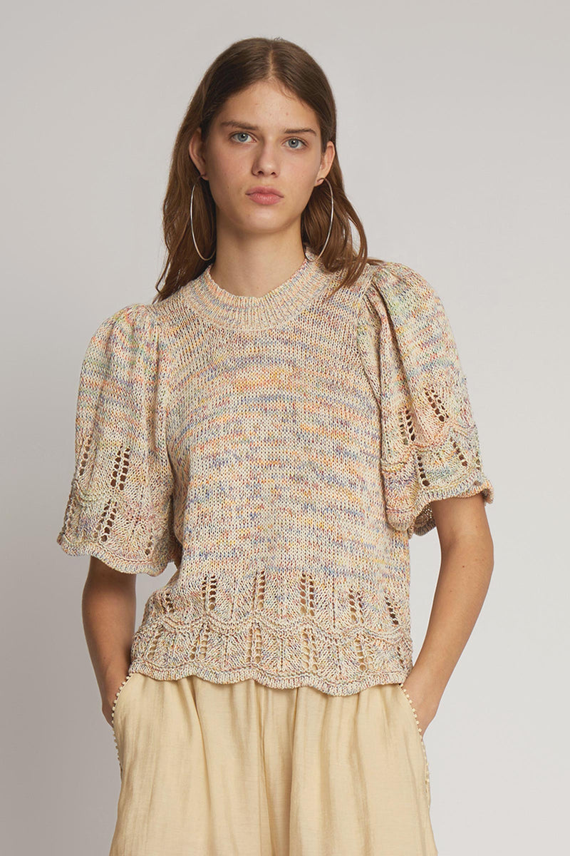 Ovacik Cotton-Blended Knit Top