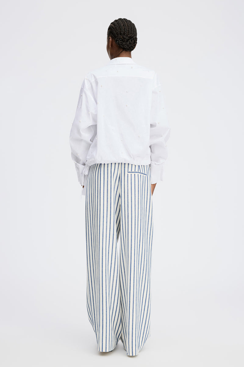 Phebe Embellishments Cotton Blouse