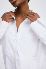 Phebe Embellishments Cotton Blouse