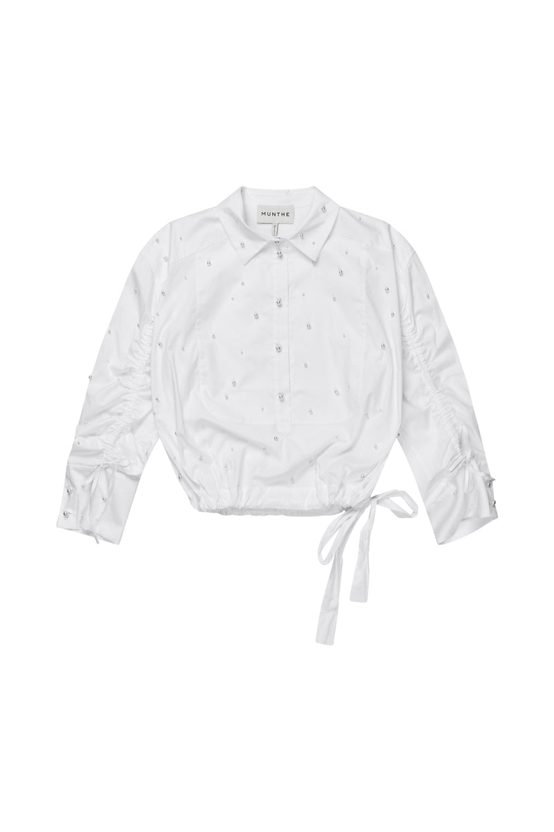 Phebe Embellishments Cotton Blouse